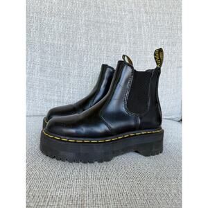 Doc Marten Chelsea Quad Platform Boots